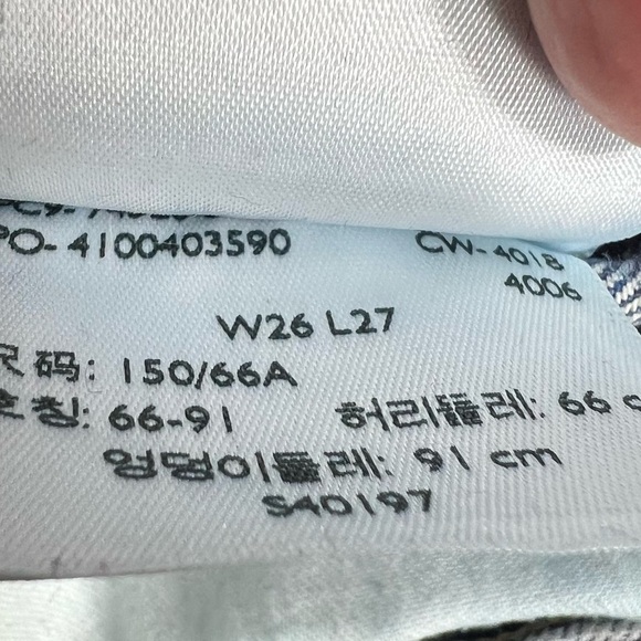 LEVI'S Made & Crafted Boyfriend Fit Jeans Kahlo Blues Size 26/27 - Picture 10 of 15